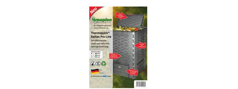 Flyer - Komposter Thermoquick Pro-Line Rattan-Optik