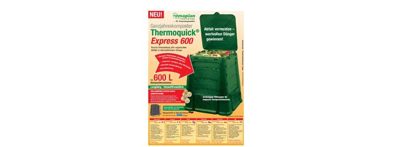 Flyer - Komposter Thermoquick Express 600 Liter