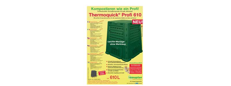 Flyer - Komposter Thermoquick Profi 610 Liter