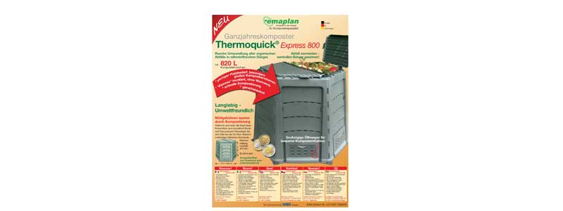 Flyer - Komposter Thermoquick Express 800 Liter